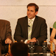 Rainn Wilson, Steve Carell and Jenna Fischer in 2006